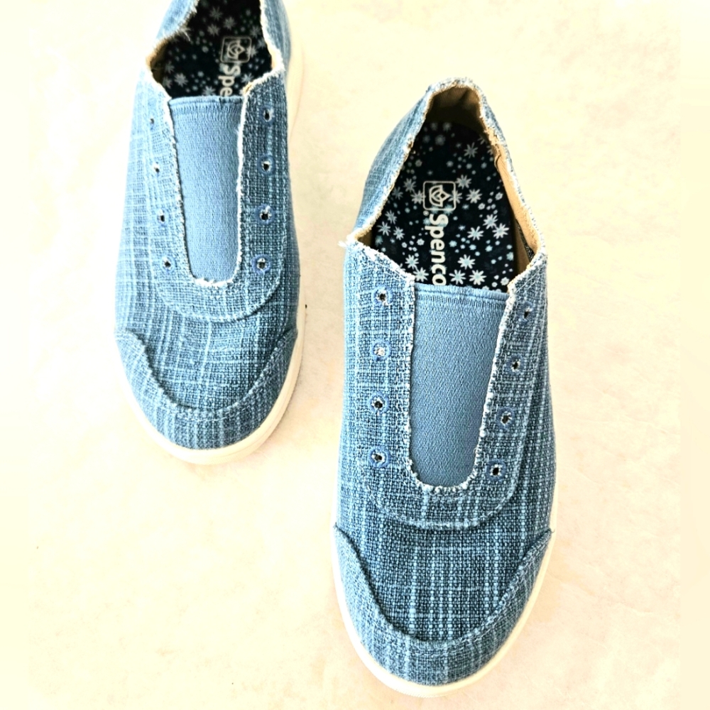 Spenco Denim Sneakers Santa Maria. Dust Bag